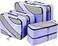 BAGAIL 6 Set Packing CubesTravel Luggage Packing Organizers6Set Lavender