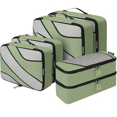 BAGAIL 6 Set Packing CubesTravel Luggage Packing Organizers 6Set MatchaGreen