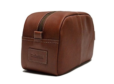 Timberland mens Nevada Leather Travel Kit Packing Organizers Cognac One Size US
