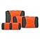 GOX Premium 5Piece Packing Cubes Set for Travel Lightweight Durable Luggage Organizer Bags with Double Zipper Mesh Top 1 Large 2 Medium 2 Small Nylon SpaceSaving Suitcase Storage Orange