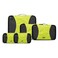 GOX Premium 5Piece Packing Cubes Set for Travel Lightweight Durable Luggage Organizer Bags with Double Zipper Mesh Top 1 Large 2 Medium 2 Small Nylon SpaceSaving Suitcase Storage Green