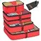 Valyne Packing Cubes 4pcs Set Luggage Travel Organizer Bags with a Free Laundryshoe Bag