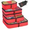 Valyne Packing Cubes 4pcs Set Luggage Travel Organizer Bags with a Free Laundryshoe Bag