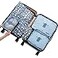Fxkoolr 7 Set Packing Cubes Travel Luggage Packing Organizers for Suitcase Blue Flower