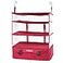 TABITORA Portable Hanging Travel Shelves Bag Packing Cube Organizer Suitcase Storage Large Capacity Rose L