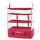 TABITORA Portable Hanging Travel Shelves Bag Packing Cube Organizer Suitcase Storage Large Capacity Rose L