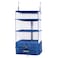 TABITORA Portable Hanging Travel Shelves Bag Packing Cube Organizer Suitcase Storage Large Capacity Blue L