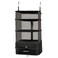 TABITORA Portable Hanging Travel Shelves Bag Packing Cube Organizer Suitcase Storage Large Capacity Black L