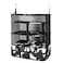 TABITORA Travel Luggage Organizer and Packing Cube Space Saver with Built in Hanging Shelves and Laundry Storage Compartment Camouflage XL