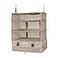 TABITORA Portable Hanging Travel Shelves Bag Packing Cube Organizer Suitcase Storage Large Capacity Beige XL
