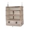 TABITORA Portable Hanging Travel Shelves Bag Packing Cube Organizer Suitcase Storage Large Capacity Beige XL
