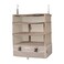 TABITORA Portable Hanging Travel Shelves Bag Packing Cube Organizer Suitcase Storage Large Capacity Beige XL