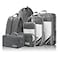 NICOSHOW 7 Set Compression Packing Cubes for Travel Compressible Lightweight and SpaceSaving Packing Cubes Travel Essentials for Women Grey