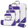 Gonex Compression Packing Cubes Mesh Organizers LMSXSSlimLaundry Bag Purple