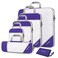 Gonex Compression Packing Cubes Mesh Organizers LMSXSSlimLaundry Bag Purple