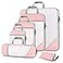 Gonex Compression Packing Cubes Mesh Organizers LMSXSSlimLaundry Bag Pink