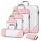 Gonex Compression Packing Cubes Mesh Organizers LMSXSSlimLaundry Bag Pink