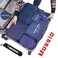 Mossio Packing Cubes 7 Sets Waterproof Lightweight Laundry Organizer Dark Blue