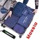Mossio Packing Cubes 7 Sets Waterproof Lightweight Laundry Organizer Dark Blue