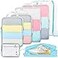 PFEYRPK Compression Packing Cubes for SuitcaseExpandable Packing Cubes Compression for Travel 7 Set with Clear Toiletries Shoe Bag and Backpack Bag Organizer Cubes for Travel Essentials