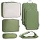 Bagail Ultralight Packing Cubes 7 Set 3 Compression Packing Cubes 3 Packing Organizers With 1 Shoe BagMatcha