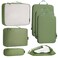 Bagail Ultralight Packing Cubes 7 Set 3 Compression Packing Cubes 3 Packing Organizers With 1 Shoe BagMatcha