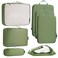 Bagail Ultralight Packing Cubes 7 Set 3 Compression Packing Cubes 3 Packing Organizers With 1 Shoe BagMatcha