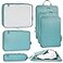 Bagail Ultralight Packing Cubes 7 Set 3 Compression Packing Cubes 3 Packing Organizers With 1 Shoe BagDusty Blue