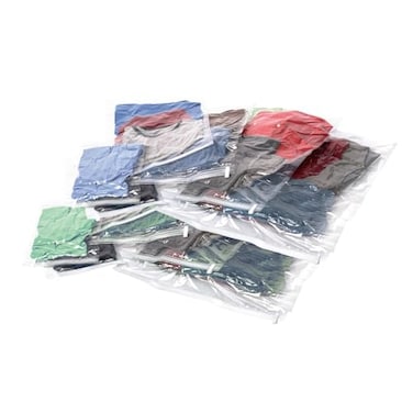 Samsonite Compression Packing Bags Clear 12Piece Kit 2Pouch4CarryOn4Large2XLarge