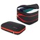 Bee Nesting BeeNesting Compression Packing Cubes 2 Set for Travel Suitcase Organizer Accessories with Shoes Bag ML 9L15L BlackRed