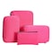 Bee Nesting BeeNesting Compression Packing Cubes 2 set for travel Small Luggage Organizer Bags for BackPack SM 4L9L Pink