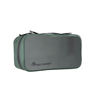 Sea to Summit Hydraulic Packing Cube Dust and WaterResistant Travel Organizer MD 35 Liter Laurel Green