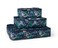 RIFLE PAPER CO. RIFLE PAPER CO Soft Sided Packing Cubes Set of 3 Includes 3 Different Sizes and a Laundry Bag Travel Must Have Accessory Stylized Pattern Peacock