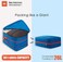 Bee Nesting BeeNesting 2 Layers Large Compression Packing Cubes for travel carry on Compressable Packing Bags for clothes 26L Blue red