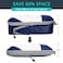 NICOSHOW 6 Set Compression Packing Cubes for Travel Compressible Lightweight and SpaceSaving Packing Cubes Travel Essentials for Women Navy