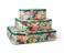 RIFLE PAPER CO. RIFLE PAPER CO 3 Set Compression Packing Cubes with Zipper Pull Laundry Bag Organizer Travel Essentials for LuggageSuitcase Garden Party Pattern