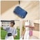 WisePoint Mini Suitcase Crossbody Bag Plastic Mini Suitcase Bag Suitcase Purses Stylish Suitcase Cosmetic Bag with 2 Straps blue