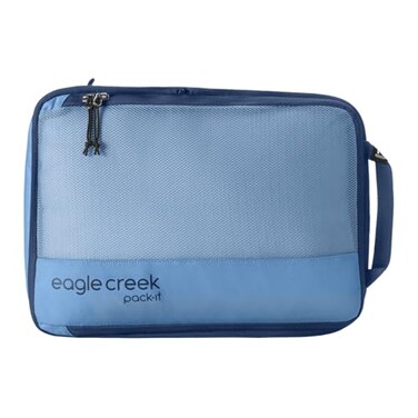 Eagle Creek PackIt Isolate Compression Lightweight Cube for Optimizing Luggage Space EasyGrab Zipper Convenient Top Handle Recycled Materials Small