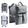 SUITEDNOMAD Luggage Harness for Carry On Bag Over Suitcase Organizer with Storage Pockets and Laptop Sleeves Slide On Adjustable Bag for Travel