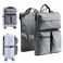 SUITEDNOMAD Luggage Harness for Carry On Bag Over Suitcase Organizer with Storage Pockets and Laptop Sleeves Slide On Adjustable Bag for Travel