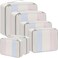 BAGAIL 6 Set Packing Cubes Various Sizes Packing Organizer for Travel Accessories Luggage Carry On SuitcaseBeige