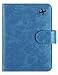PASCACOO Passport Holder Cover Wallet RFID Blocking Leather Card Case Travel Accessories for Women Men Blue
