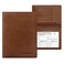 BAPHITY Genuine Leather RFID Blocking Passport Holder Wallet with Zipper Hidden PocketLuxury Cover for Men WomenIdeal Giftredbrown