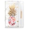 Coco Rossi Passport Holder CoverTraveling Passport Case Cute Passport Wallet for WomenGold Pineapple