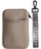 POPUPS Passport Travel Wallet for Women Large Multiple Document Organizer and Holder with Wristlet Taupe
