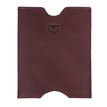 HideDrink Hide Drink Travel Passport Pocket Sleeve Handmade from Full Grain Leather Sangria
