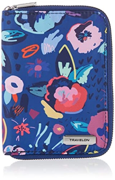 Travelon RFID Blocking Passport Zip Wallet