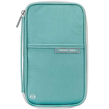 VanFn Passport Wallets Travel Wallet RFID Family Passport Holder Trip Document Organizer Green