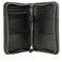 Excello Global Products Leather Travel Wallet Passport Holder Black Split Grain Leather