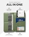 VULKIT Passport Wallet Premium Nappa Leather RFID Blocking Travel Wallet for Men Women
